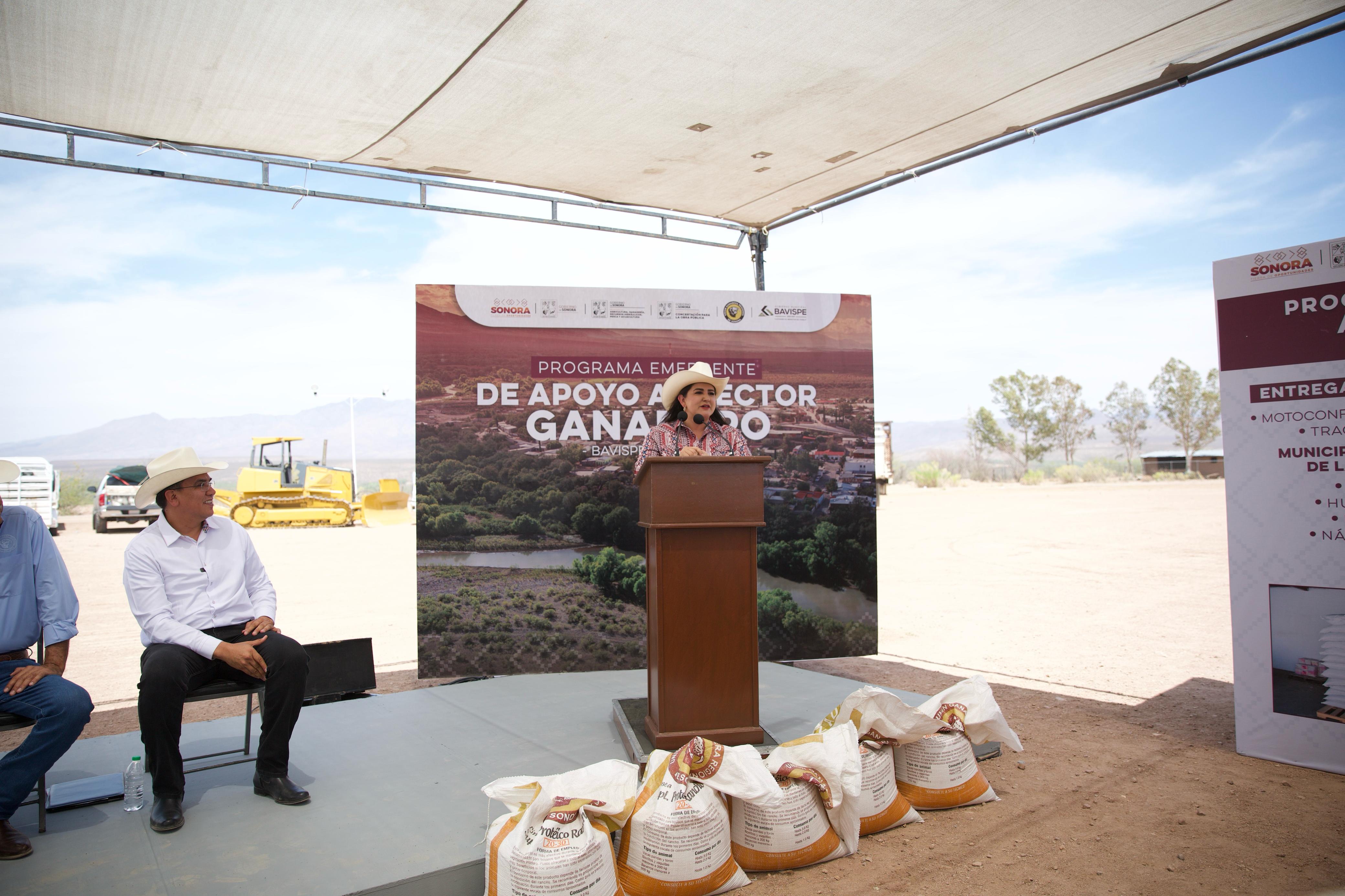 Lleva Gobierno de Sonora maquinaria y apoyos a la sierra alta